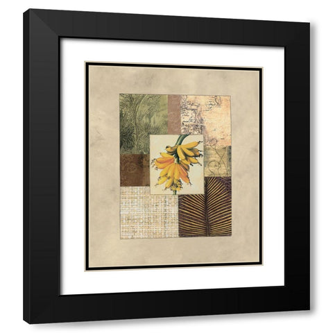 Colonial III Black Modern Wood Framed Art Print with Double Matting by Weaver, Amy