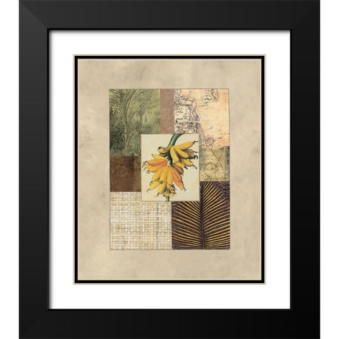 Colonial III Black Modern Wood Framed Art Print with Double Matting by Weaver, Amy