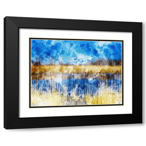 Phragmites I Black Modern Wood Framed Art Print with Double Matting by Young, Chamira