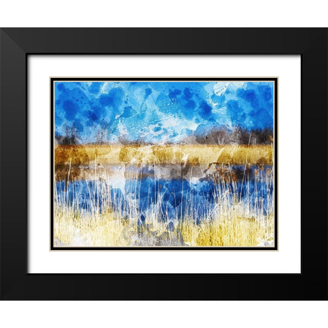 Phragmites I Black Modern Wood Framed Art Print with Double Matting by Young, Chamira