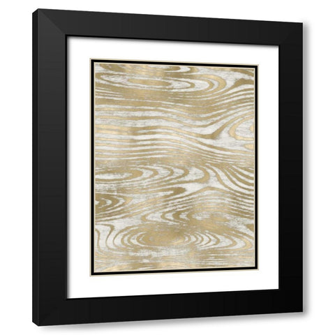 Movement III Black Modern Wood Framed Art Print with Double Matting by Carson, Danielle
