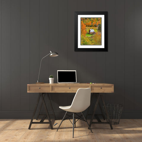 Sleephollow Black Modern Wood Framed Art Print with Double Matting by Sproul, Dan