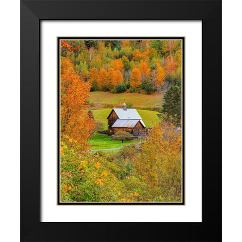 Sleephollow Black Modern Wood Framed Art Print with Double Matting by Sproul, Dan