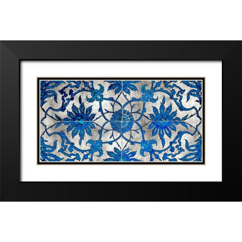 Ornate Panel III Black Modern Wood Framed Art Print with Double Matting by Roberts, Ellie