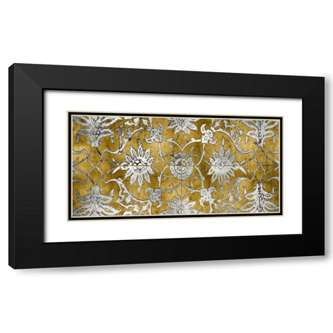 Ornate Panel I Black Modern Wood Framed Art Print with Double Matting by Roberts, Ellie