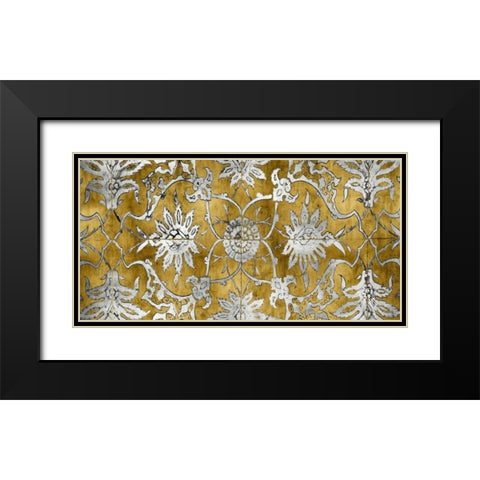 Ornate Panel I Black Modern Wood Framed Art Print with Double Matting by Roberts, Ellie