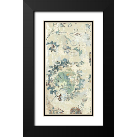 Adornment Panel I Black Modern Wood Framed Art Print with Double Matting by Roberts, Ellie