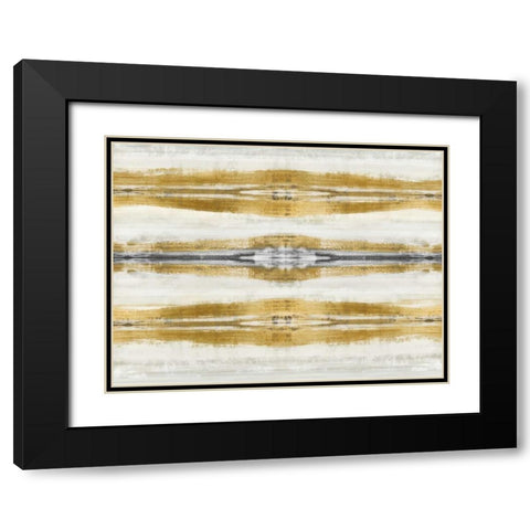 Emminent in Gold I Black Modern Wood Framed Art Print with Double Matting by Roberts, Ellie