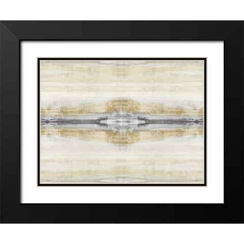 Symmetry I Black Modern Wood Framed Art Print with Double Matting by Roberts, Ellie