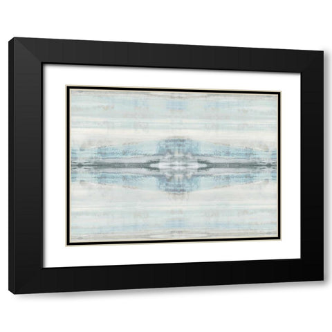 Symmetry II Black Modern Wood Framed Art Print with Double Matting by Roberts, Ellie