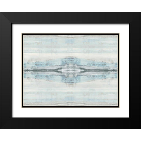 Symmetry II Black Modern Wood Framed Art Print with Double Matting by Roberts, Ellie