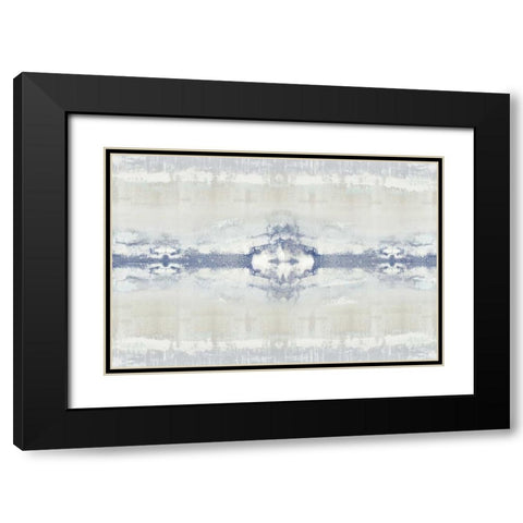 Symmetry III Black Modern Wood Framed Art Print with Double Matting by Roberts, Ellie