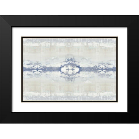 Symmetry III Black Modern Wood Framed Art Print with Double Matting by Roberts, Ellie