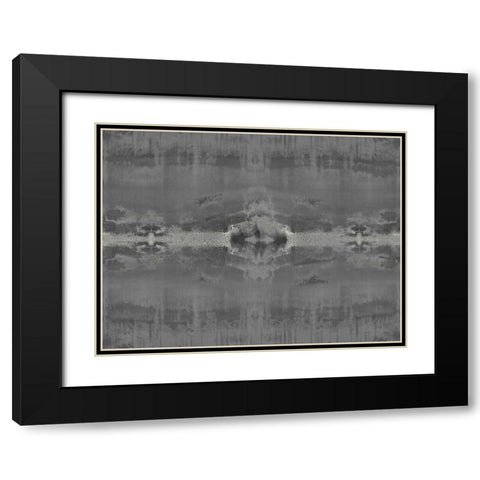 Symmetry IV Black Modern Wood Framed Art Print with Double Matting by Roberts, Ellie