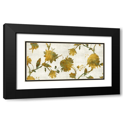 Patina on Gold Black Modern Wood Framed Art Print with Double Matting by Lange, Erin