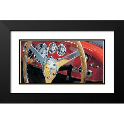 Gran Premio Black Modern Wood Framed Art Print with Double Matting by Brook, Francis