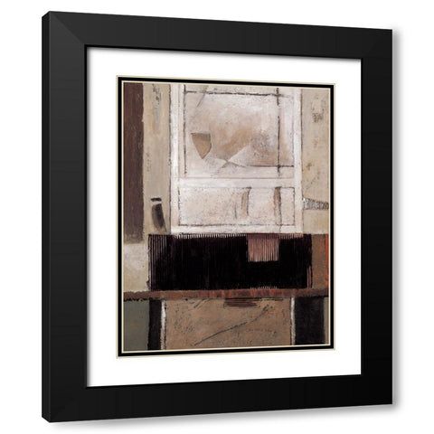 Characteristics II Black Modern Wood Framed Art Print with Double Matting by Taylor, Franklin