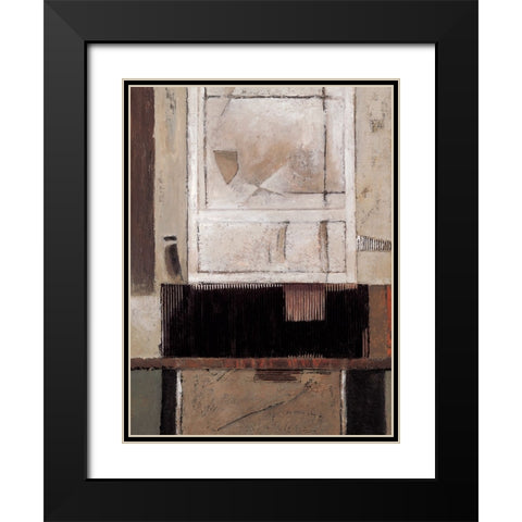 Characteristics II Black Modern Wood Framed Art Print with Double Matting by Taylor, Franklin