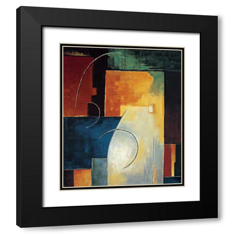 In the Mix II Black Modern Wood Framed Art Print with Double Matting by Taylor, Franklin