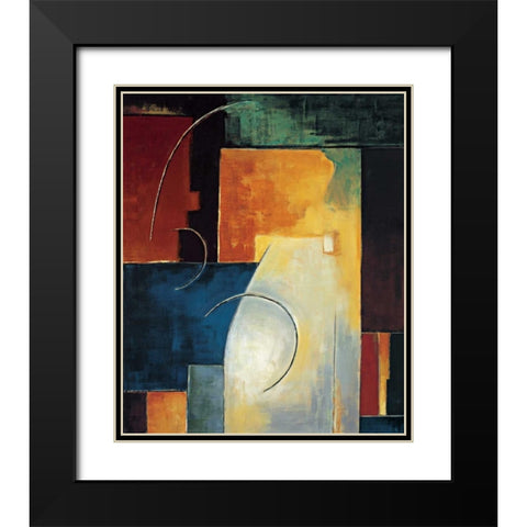 In the Mix II Black Modern Wood Framed Art Print with Double Matting by Taylor, Franklin