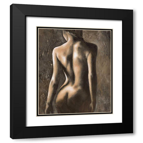 Femminilita I Black Modern Wood Framed Art Print with Double Matting by Mariani, Giorgio