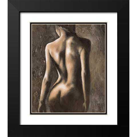 Femminilita I Black Modern Wood Framed Art Print with Double Matting by Mariani, Giorgio