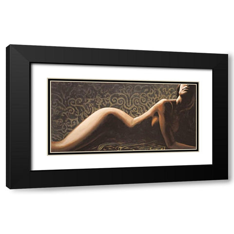 Baroque Black Modern Wood Framed Art Print with Double Matting by Mariani, Giorgio