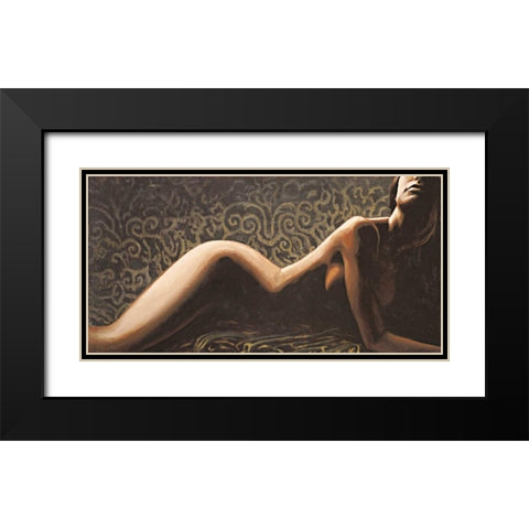 Baroque Black Modern Wood Framed Art Print with Double Matting by Mariani, Giorgio