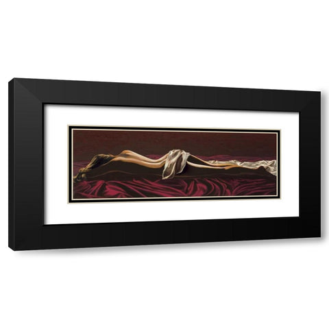 Incanto notturno Black Modern Wood Framed Art Print with Double Matting by Mariani, Giorgio