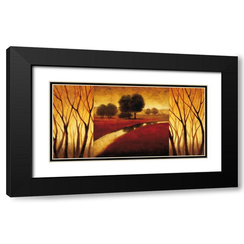 Brilliance Black Modern Wood Framed Art Print with Double Matting by Williams, Gregory