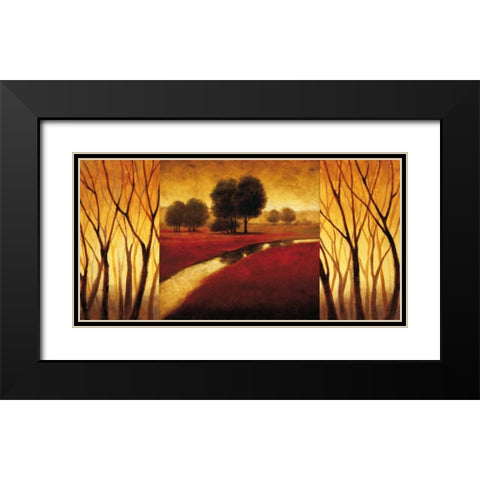 Brilliance Black Modern Wood Framed Art Print with Double Matting by Williams, Gregory