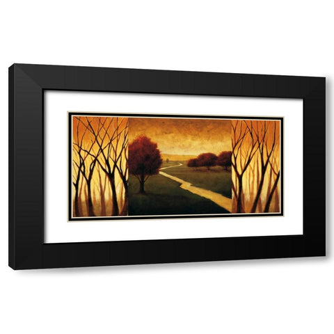 Awakening Black Modern Wood Framed Art Print with Double Matting by Williams, Gregory