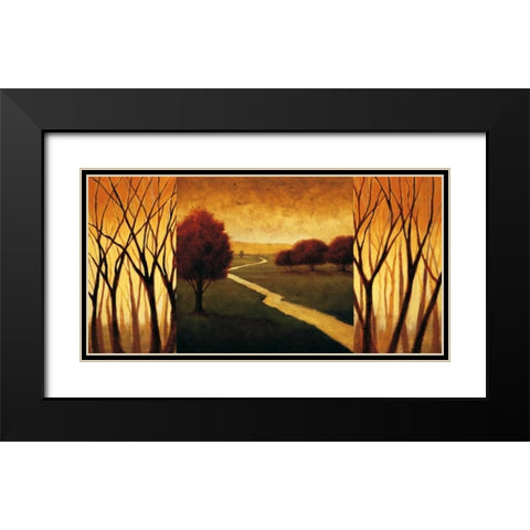 Awakening Black Modern Wood Framed Art Print with Double Matting by Williams, Gregory