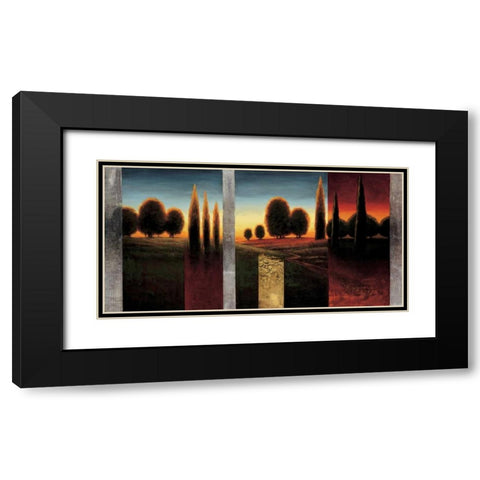 The Glow I Black Modern Wood Framed Art Print with Double Matting by Williams, Gregory