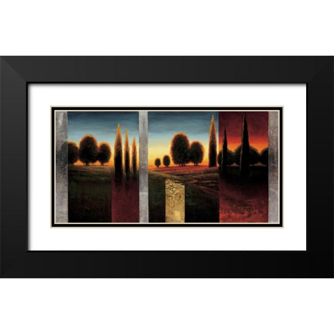 The Glow I Black Modern Wood Framed Art Print with Double Matting by Williams, Gregory