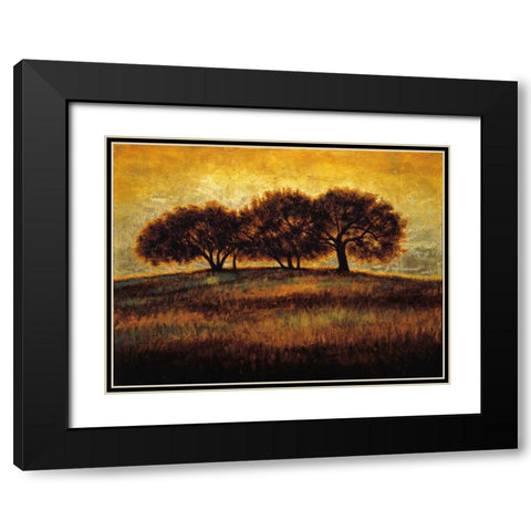 Rising I Black Modern Wood Framed Art Print with Double Matting by Williams, Gregory