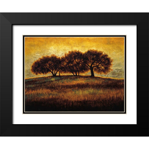Rising I Black Modern Wood Framed Art Print with Double Matting by Williams, Gregory