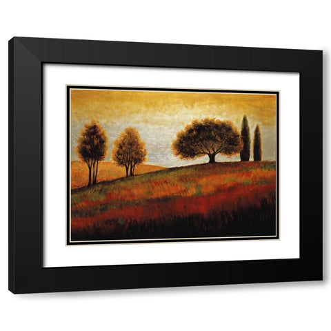 Rising II Black Modern Wood Framed Art Print with Double Matting by Williams, Gregory