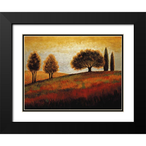 Rising II Black Modern Wood Framed Art Print with Double Matting by Williams, Gregory