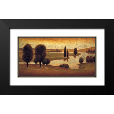 Take me to the River II Black Modern Wood Framed Art Print with Double Matting by Williams, Gregory
