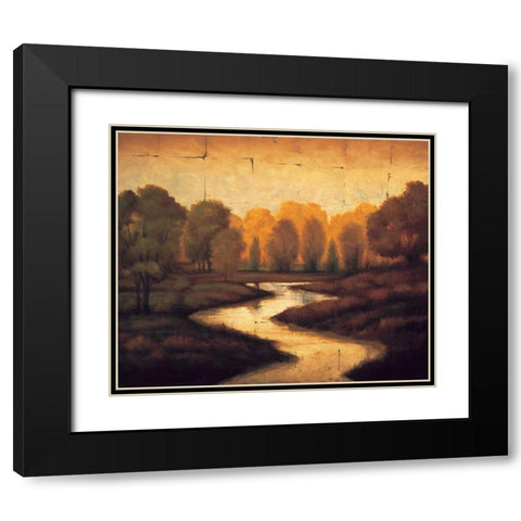 The Waters Edge I Black Modern Wood Framed Art Print with Double Matting by Williams, Gregory