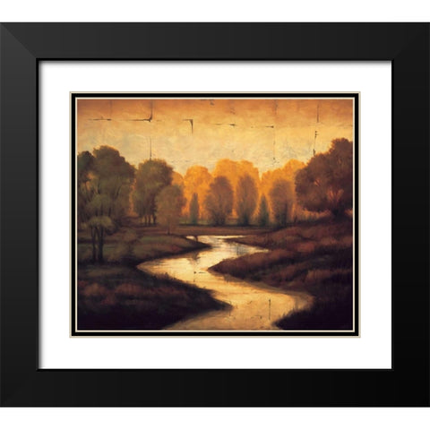 The Waters Edge I Black Modern Wood Framed Art Print with Double Matting by Williams, Gregory