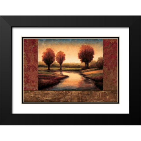 Daybreak I Black Modern Wood Framed Art Print with Double Matting by Williams, Gregory
