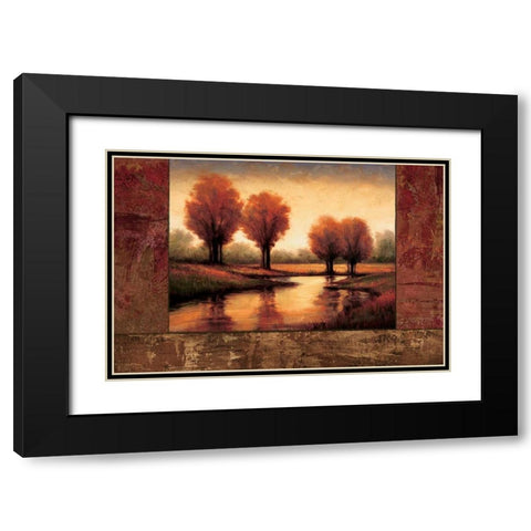 Daybreak II Black Modern Wood Framed Art Print with Double Matting by Williams, Gregory