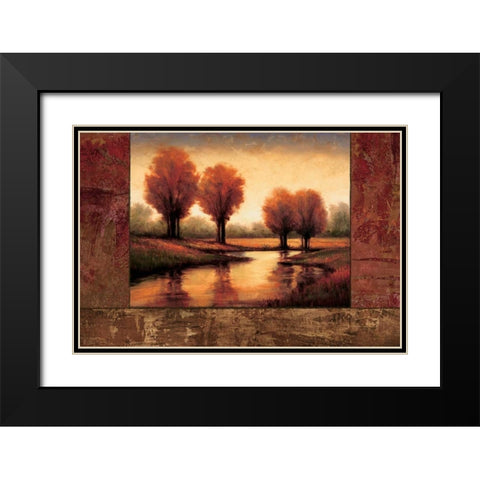 Daybreak II Black Modern Wood Framed Art Print with Double Matting by Williams, Gregory