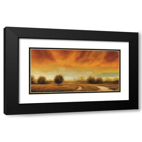 Moment to Moment Black Modern Wood Framed Art Print with Double Matting by Williams, Gregory