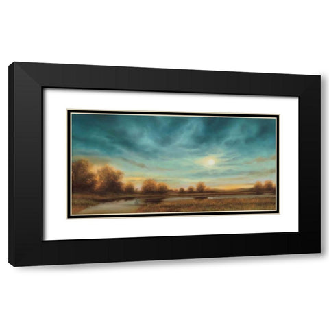 Evening Approaches Black Modern Wood Framed Art Print with Double Matting by Williams, Gregory