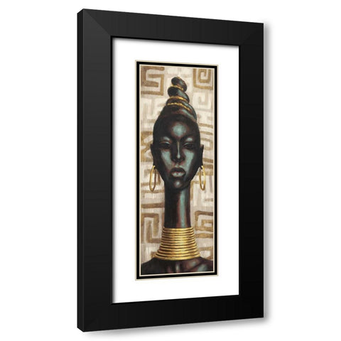 Nobility II Black Modern Wood Framed Art Print with Double Matting by Morgan, Joseph