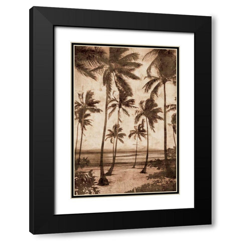 Trade Winds II Black Modern Wood Framed Art Print with Double Matting by Seba, John