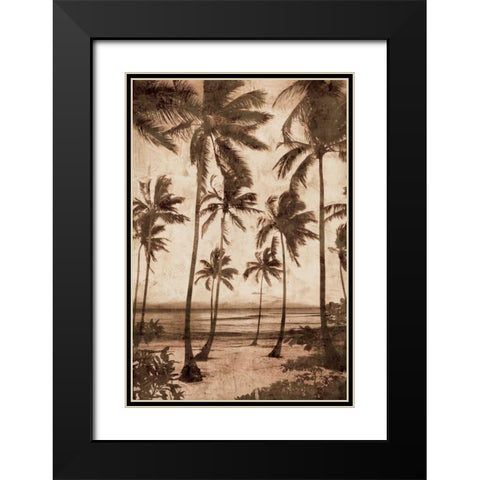 Trade Winds II Black Modern Wood Framed Art Print with Double Matting by Seba, John
